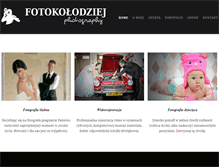 Tablet Screenshot of fotokolodziej.turza.pl